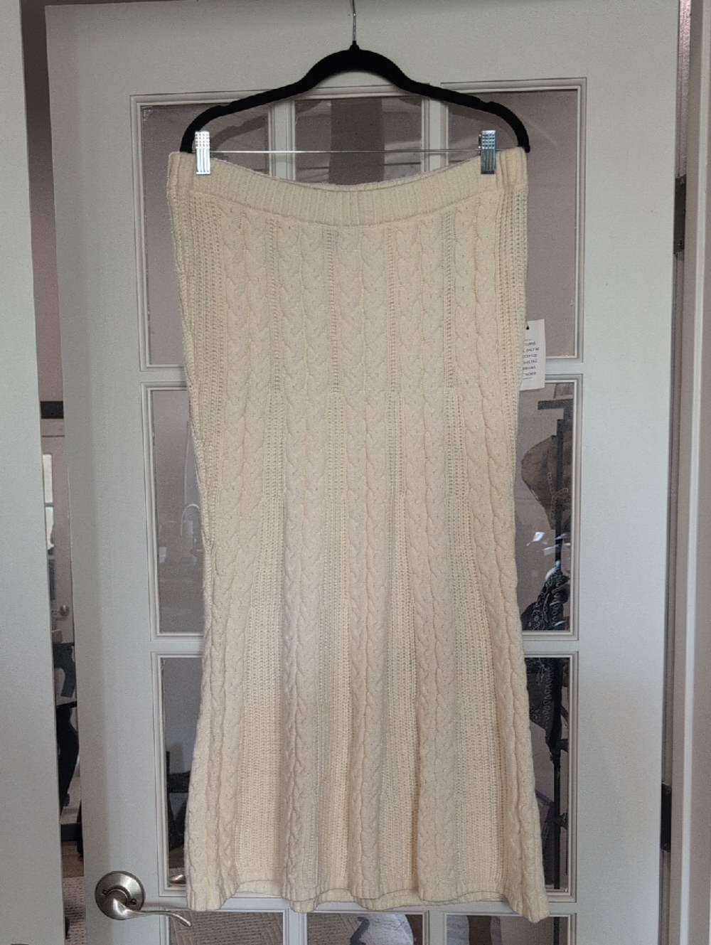Eloquii Cream Cable Knit Maxi Skirt - NWT - 14/16
